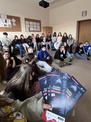 Spotkanie z uczniami w Szkole Podstawowej nr 1 w Trzebiatowie